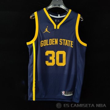 Camiseta Stephen Curry #30 Golden State Warriors Statement 2022-23 Azul