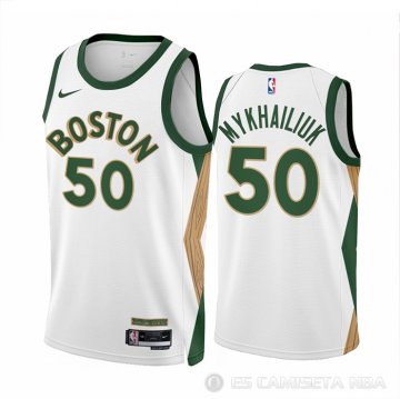 Camiseta Sviatoslav Mykhailiuk #50 Bosto Celtics Ciudad 2023-24 Blanco