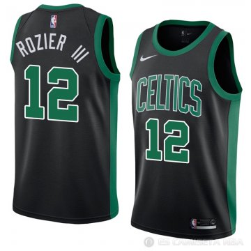 Camiseta Terry Rozier #12 Boston Celtics Statement 2018 Negro