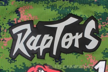 Camiseta Tracy Mcgrady #1 Toronto Raptors Verde