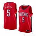 Camiseta Trevon Bluiett #5 New Orleans Pelicans Statement 2017-18 Rojo