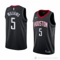 Camiseta Troy Williams #5 Houston Rockets Statement 2018 Negro