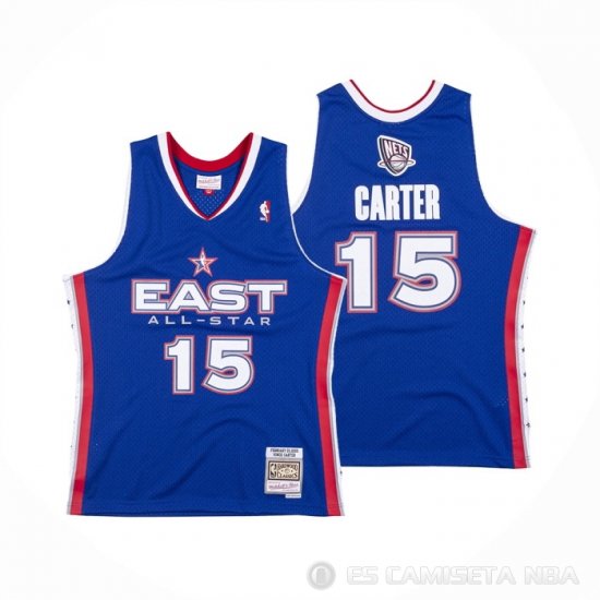 Camiseta Vince Carter #15 All Star 2005 Brooklyn Nets Azul - Haga un click en la imagen para cerrar