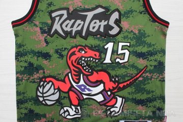 Camiseta Vince Carter #15 Toronto Raptors Verde