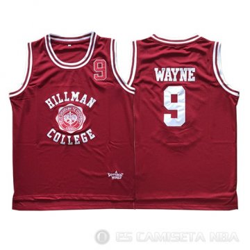 Camiseta Wayne #9 Pelicula Hillman College Rojo