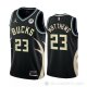 Camiseta Wesley Matthews #23 Milwaukee Bucks Statement 2022-23 Negro