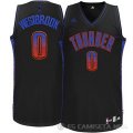 Camiseta Westbrook #0 Oklahoma City Thunder Ambiente Negro