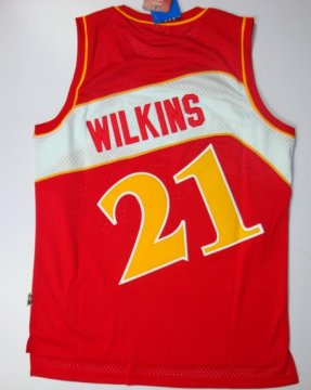 Camiseta Wilkins #21 Atlanta Hawks Rojo