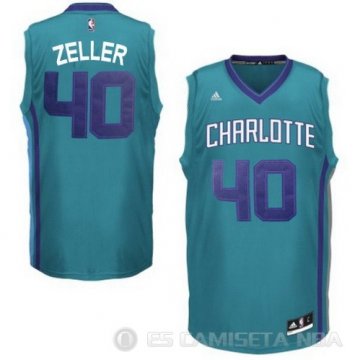 Camiseta Zeller #40 Charlotte Hornets Verde
