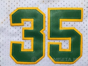 Camiseta retro Durant Sonics #35 Seattle SuperSonics Blanco