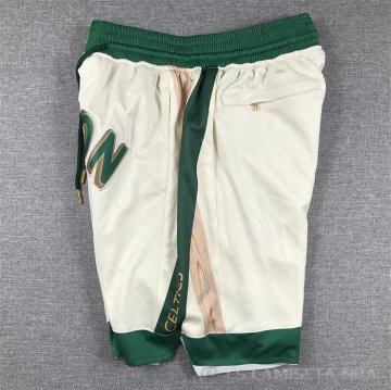 Pantalone Boston Celtics Ciudad Just Don 2023-24 Crema
