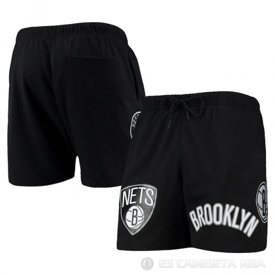 Pantalone Brooklyn Nets Pro Standard Mesh Capsule Negro - Haga un click en la imagen para cerrar