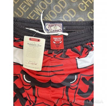 Pantalone Chicago Bulls Mitchell & Ness Rojo Negro