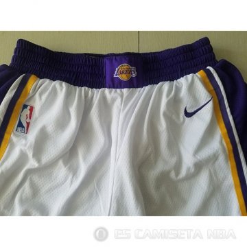 Pantalone Los Angeles Lakers Association 2018-19 Blanco