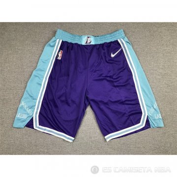 Pantalone Los Angeles Lakers Ciudad 2021-22 Violeta