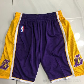 Pantalone Los Angeles Lakers Mitchell & Ness 2009-10 Violeta