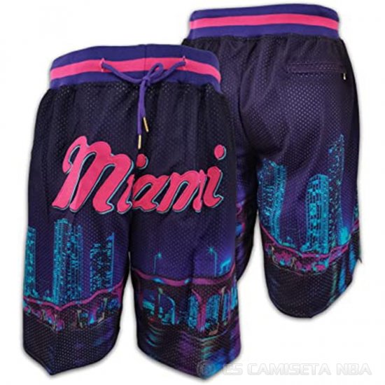 Pantalone Miami Heat Just Don Violeta - Haga un click en la imagen para cerrar