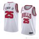 Camiseta-Walt Lemon JR. #25 Chicago Bulls Association 2018 Blanco