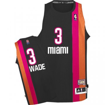 Camiseta Wade #3 Heats ABA Negro