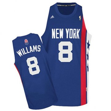 Camiseta Willams #8 Nets ABA Azul