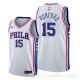 Camiseta Al Horford #15 Philadelphia 76ers Association Blanco