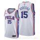 Camiseta Al Horford #15 Philadelphia 76ers Association Blanco