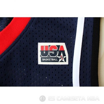 Camiseta Allen Iverson #4 USA 2004 Azul