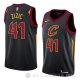 Camiseta Ante Zizic #41 Cleveland Cavaliers Statement 2018 Negro