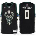 Camiseta Antetokounmpo #0 Milwaukee Bucks Negro