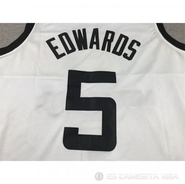 Camiseta Anthony Edwards #5 Minnesota Timberwolves Ciudad 2022-23 Blanco
