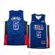 Camiseta Anthony Edwards #5 USA 2024 Azul1