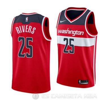 Camiseta Austin Rivers #25 Washington Wizards Icon 2018 Rojo
