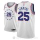 Camiseta Ben Simmons #25 Philadelphia 76ers Earned 2018-19 Gris