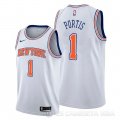 Camiseta Bobby Portis #1 New York Knicks Statement Blanco