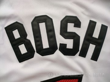 Camiseta Bosh #1 Miami Heat Blanco