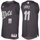Camiseta Brook Lopez #11 Brooklyn Nets Navidad 2016 Negro