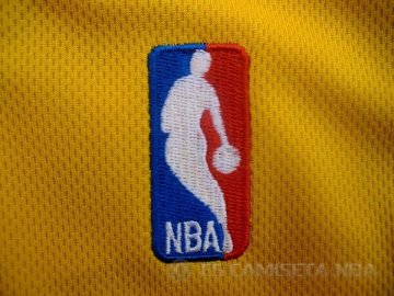 Camiseta Bryant #24 Los Angeles Lakers Amarillo