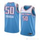 Camiseta Caleb Swanigan #50 Sacramento Kings Ciudad 2018-19 Azul