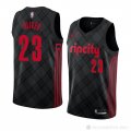 Camiseta Cameron Oliver #23 Portland Trail Blazers Ciudad 2018 Negro