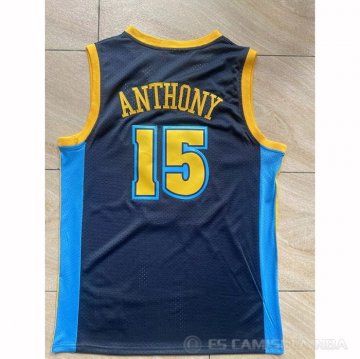 Camiseta Carmelo Anthony #15 Denver Nuggets Mitchell & Ness 2006-07 Azul