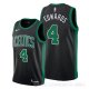 Camiseta Carsen Edwards #4 Boston Celtics Statement 2019-20 Negro