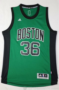 Camiseta Smart #36 Boston Celtics Borde DE Color Verde Oscuro