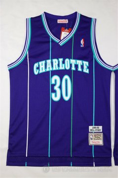 Camiseta Curry #30 Charlotte Hornets Purpura