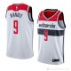 Camiseta Chasson Randle #9 Washington Wizards Association 2018 Blanco