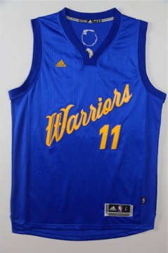 Camiseta Christmas Day Golden State Warriors Thompson #11 Azul 2016