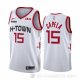 Camiseta Clint Capela #15 Houston Rockets Ciudad Edition Blanco