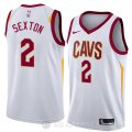 Camiseta Collin Sexton #2 Cleveland Cavaliers Association 2018 Blanco