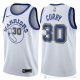 Camiseta Curry #30 Golden State Warriors Autentico 2017-18 Blanco