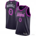 Camiseta D'angelo Russell #0 Minnesota Timberwolves Ciudad 2018-19 Violeta