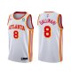 Camiseta Danilo Gallinari NO 8 Atlanta Hawks Association 2020-21 Blanco